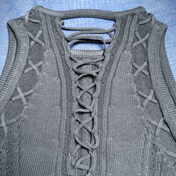 Torn by Ronny Kobo Green Marietta Olive Knit Bodycon Cocktail Dress size S. - Picture 12 of 13